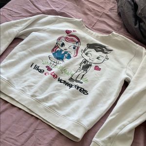 Girls Joe Boxer sweatshirt. Size 10/12. Vampires